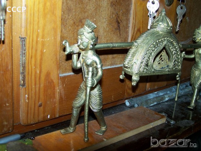 Голяма бронзова пластика, снимка 4 - Други ценни предмети - 20912833