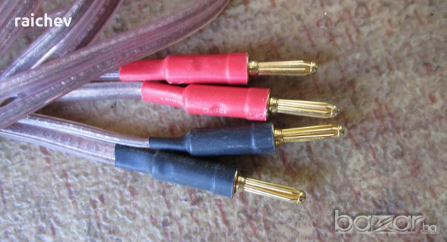 ★ █▬█ █ ▀█▀ ★ RCA digital high performance speacer cable – с позлатени банани. , снимка 4 - Други - 19322686