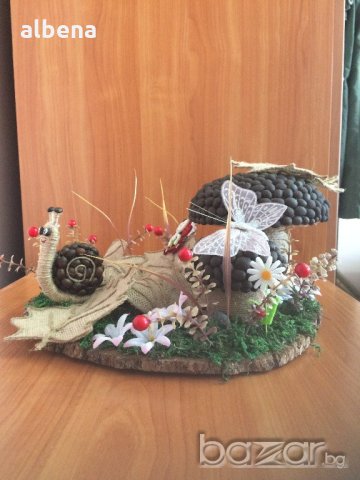 Приказна композиция "Красотата на природата", снимка 2 - Декорация за дома - 18886494