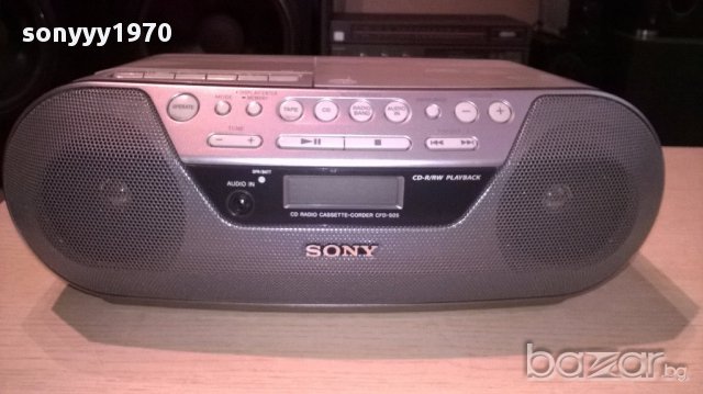 Sony cfd-s05 cd/tuner/cassette/aux-внос швеицария, снимка 13 - Радиокасетофони, транзистори - 15264351