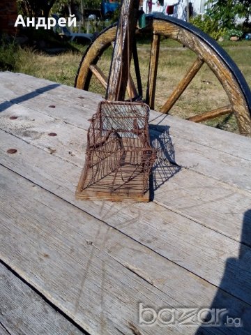 Старинен капан за мишки, снимка 2 - Антикварни и старинни предмети - 16485198