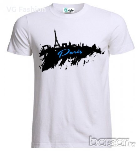 Мъжка тениска -Paris France Art T-Shirt , снимка 1