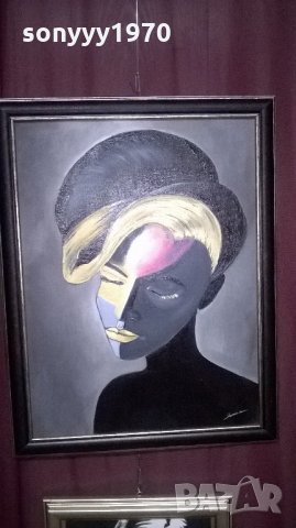 картина с рамка-каширано платно-маслени бои-4-45х35см, снимка 6 - Колекции - 21977577