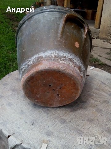 Стара керамична саксия,керамика, снимка 6 - Антикварни и старинни предмети - 22150503