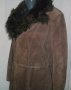Палто с подвижна яка "Vroom & Dreesmann" / естествен велур, снимка 5