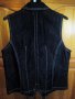 Черен елек с ревер, Син елек, снимка 2