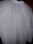 Дамска широка тънка блуза с дълъг ръкав бяла, снимка 5