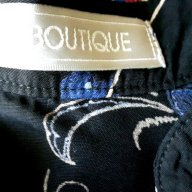 La Boutique - черна риза на цветя, снимка 3 - Ризи - 14685443