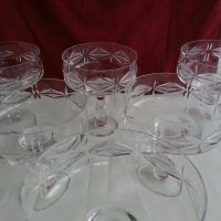 кристални чаши, снимка 4 - Антикварни и старинни предмети - 20064449