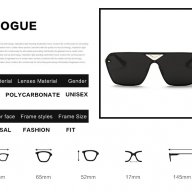 Слънчеви очила AEVOGUE UV400, снимка 3 - Слънчеви и диоптрични очила - 12713364