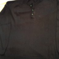 Мъжки пуловер тъмносин с 3 копчета размер XXL-XXXL, снимка 2 - Блузи - 15980413