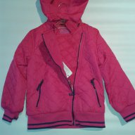 Детско яке за момиче с качулка, топла подплата, спортно-елегантно, снимка 4 - Детски якета и елеци - 9830105