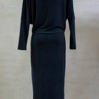 Дълга тъмносиня рокля марка Mosali, снимка 4 - Рокли - 23338744