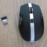 Безжична мишка, с висока резолюция 1800cpi и с миниатюрен (нано) приемник + алкални батерии, снимка 2 - Клавиатури и мишки - 10492567