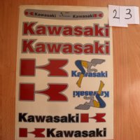 Лепенки стикери за мотоциклет скутер Кавазаки, снимка 4 - Аксесоари и консумативи - 12827712
