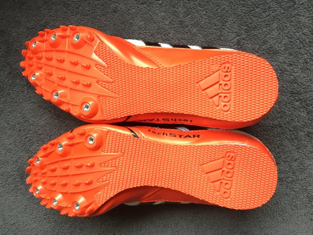 ADIDAS Techstar Allround 2 Track Spikes Shoes White Orange Black в  Маратонки в гр. Разград - ID25887535 — Bazar.bg
