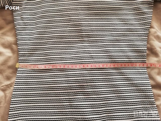 Нова рокля тип поло с голи рамене, дълъг ръкав - размер С , снимка 6 - Рокли - 25151054