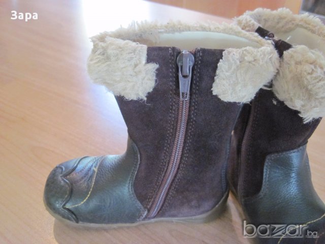 кожени ботуши Clarks, 21ви номер - носени, снимка 6 - Детски боти и ботуши - 16209725