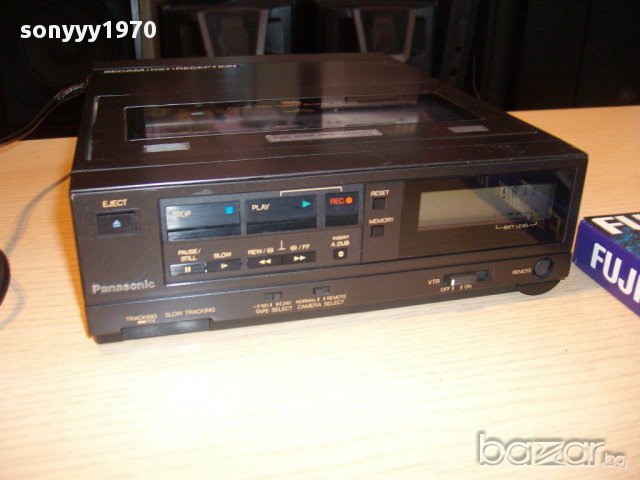 panasonic nv-180 portable cassette recorder-vhs-внос швеицария, снимка 5 - Плейъри, домашно кино, прожектори - 12095695