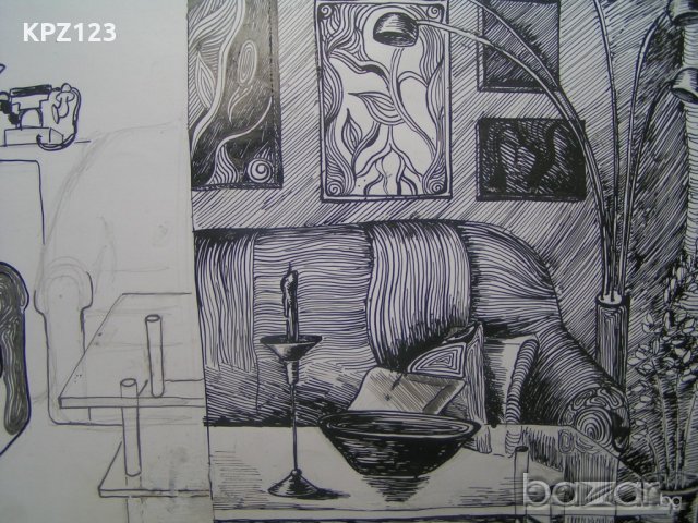 Картина "Интериор", снимка 2 - Картини - 18265333
