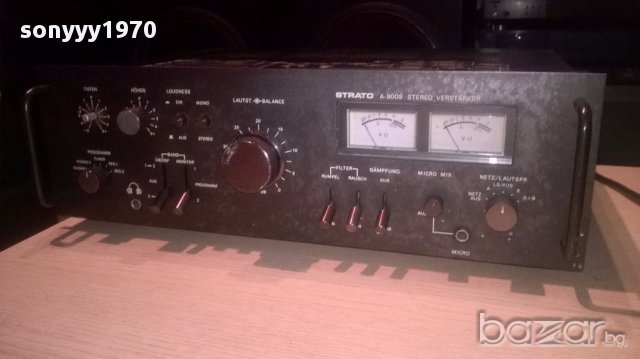 Strato a-9009-amplifier 250w-w.germany-внос швеицария, снимка 9 - Ресийвъри, усилватели, смесителни пултове - 15485411