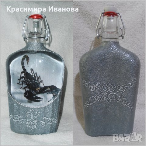 Футболни бутилки/Рисувани кецове/, снимка 6 - Декорация за дома - 13895349