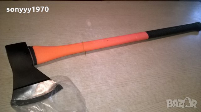 ПОРЪЧАНА-ГОЛЯМА брадва-фибро дръжка-87х20см, снимка 2 - Градински инструменти - 22789519