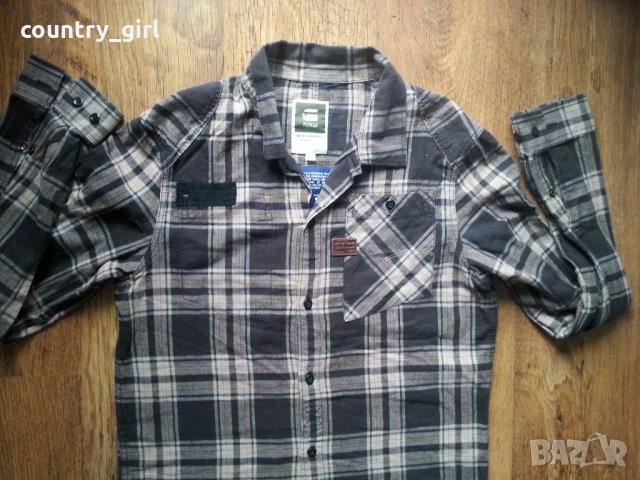 g-star aero takeoff check shirt - страхотна мъжка дебела риза, снимка 6 - Ризи - 22912664