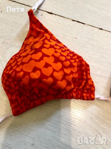 Tally Weijl Горнище на бански на сърца, снимка 3 - Бански костюми - 25310478