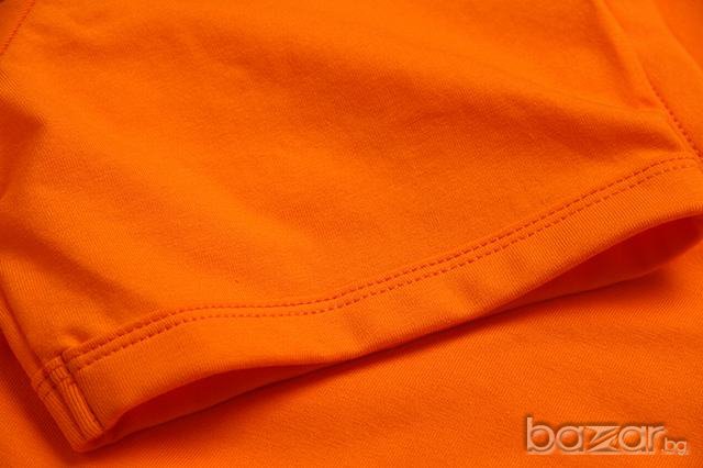 D&G Dolce and Gabbana Orange Plate Logo Мъжка Тениска size 48 (M), снимка 3 - Тениски - 7562835