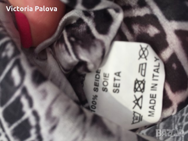 🇮🇹 Въздушна копринена блуза ,Италия,NULU NEW LOOK, снимка 6 - Ризи - 22227672