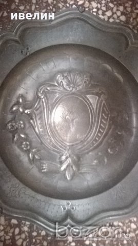 стара викторианска чиния за декорация, снимка 2 - Антикварни и старинни предмети - 20410082