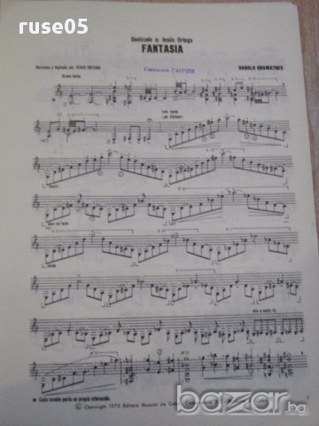 Книга "FANTASIA - Harold Gramatges" - 5 стр., снимка 4 - Специализирана литература - 15860640