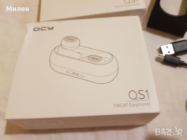 Bluetooth безжични слушалки QCY QS1, снимка 2 - Слушалки и портативни колонки - 25390721