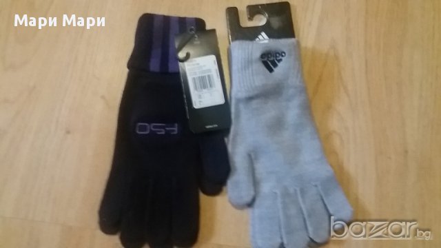 Adidas f 50 ръкавици, сиви класически, снимка 6 - Шапки - 16298336