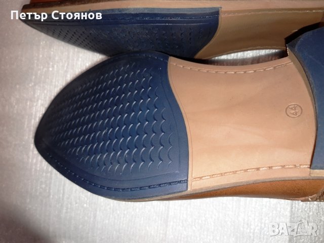 Стилни мъжки обувки от естествена кожа PAUL HUNTER №44, снимка 11 - Ежедневни обувки - 24462010