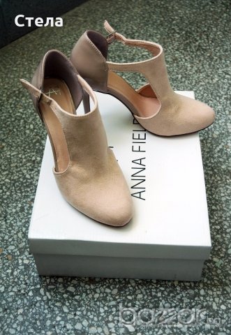 ANNA FIELD Дамски обувки, официални, нови, с кутия, беж, снимка 7 - Дамски обувки на ток - 18969279