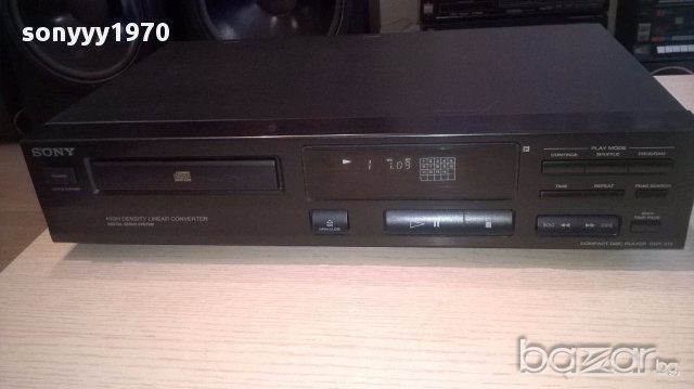 Sony cdp-313 made in france-внос швеицария, снимка 7 - Плейъри, домашно кино, прожектори - 13977305