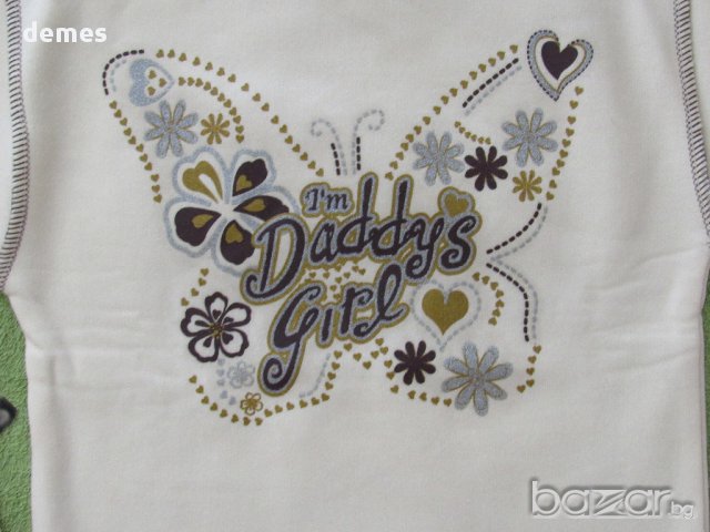 Детски блузон с пеперуда, нов, размер, 110 , снимка 8 - Детски Блузи и туники - 17299906