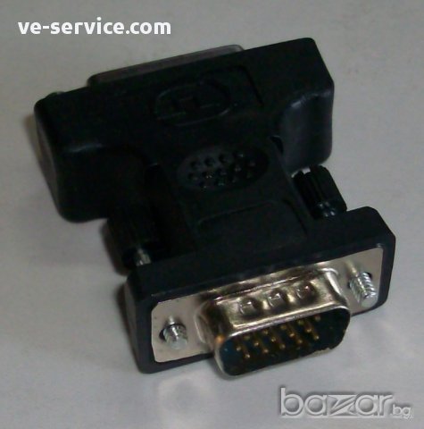 Адаптер / преходник VGA to DVI, снимка 1 - Кабели и адаптери - 13147996