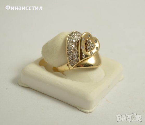 златен пръстен 43561-5, снимка 3 - Пръстени - 23694704