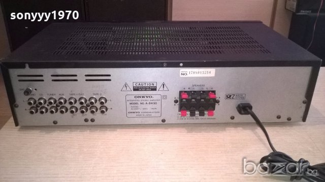onkyo a-8430 amplifier-made in japan-внос от франция, снимка 17 - Ресийвъри, усилватели, смесителни пултове - 19919997