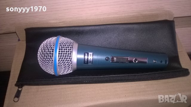 shure beta sm58s-вокален-внос швеицария, снимка 2 - Микрофони - 24899906