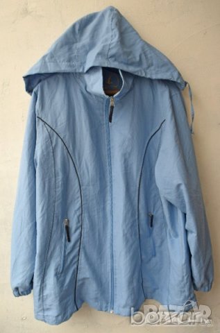 Longbeach ® дамско синьо яке с качулка , снимка 2 - Якета - 21721141