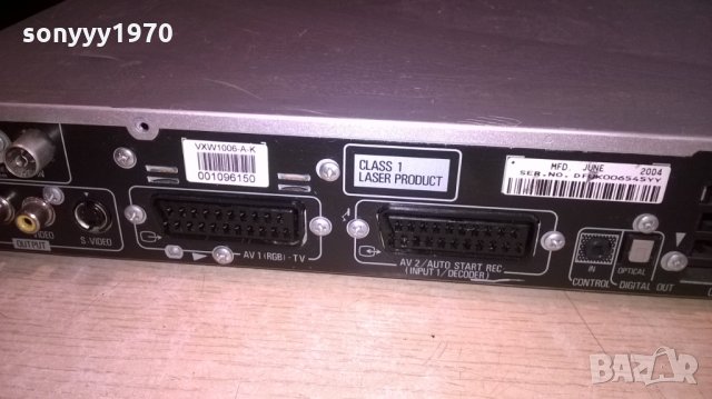 pioneer hdd & dvd recorder-за ремонт-внос швеицария, снимка 16 - Плейъри, домашно кино, прожектори - 22793485