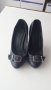 Черни обувки на ток, номер 38, снимка 1 - Дамски обувки на ток - 17837920
