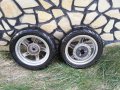 2 броя гуми и джанти за скутер 110/70/12, снимка 9