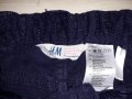 Детски тъмносин лъщящ панталон марка H&M за момиче, снимка 3