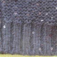 Черна машинно плетена блуза T A L L Y W E I J L, нова, размер Хs, снимка 10 - Блузи с дълъг ръкав и пуловери - 9815387