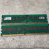 4GB (2x2GB) DDR2 Kingston PC2-6400R (800Mhz,KIT,CL-3,ECC), снимка 2 - RAM памет - 21046846